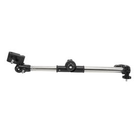 Supports De Parapluie De VéLo En Acier Inoxydable, Pivotant à 360 DegréS, Support De Parapluie D'ombrage Pour Poussette D'extéRieur, Noir