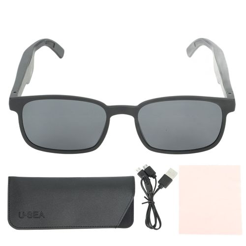 Lunettes Intelligentes X 13 Lunettes Intelligentes De Style Oreille Ouverte éCouter Des Appels De Musique Lunettes Audio Bluetooth 5.0 Noir