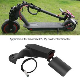 Zhikan Kit De Feu ArrièRe De Garde-Boue ArrièRe Pour Pneu De Scooter Avec Support De Plaque D'immatriculation Pour Xiaomi M365noir