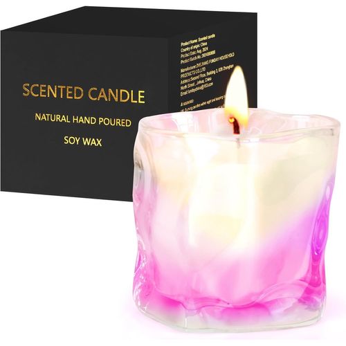 Bougie Parfumées,Cadeau Femme Bougie,Naturel Cire De Soja Bougie Decorative Cadeau Anniversaire Femme Pour La Saint-Valentin,D'Anniversaire,FêTe Des MèRes