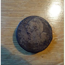 2 Sols 1792 Louis Xvi Bronze Monnaie De France