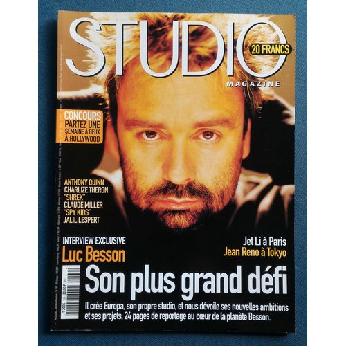 Studio Magazine - N° 169 - Juillet/Aout 2001 - Luc Besson