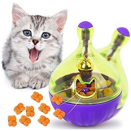 meimie-Jeu De Chat Avec Sonnette,Alimentation Intelligente Interactive,Pet Game Qi