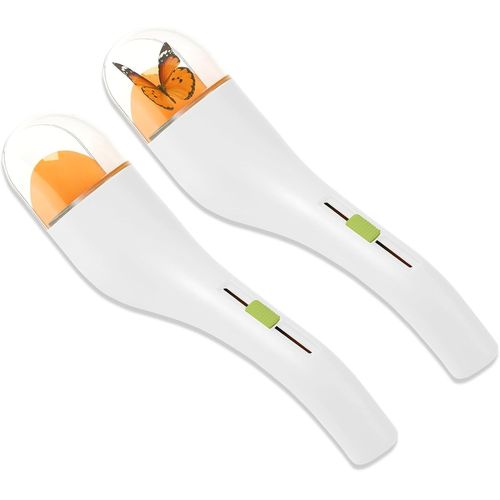 ASFASFq-Attrape Insecte - Attrape Araignée pour Maison et Jardin, Facile à Attraper et Observer Insectes, Respirant et Efficace, Bug Catcher Convient aux Papillons, Insectes, Araignée (1, Blanc)