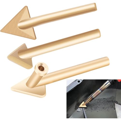 meimie-3 Pcs Jeu De Pointes De Fer À Souder,Kit De Soudage En Plastique,Panne À Souder,Jeu De Pannes De Rechange Pour Station De Soudage,Outils De Soudage En Plastique,Tête De Soudage