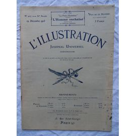 Hebdomadaire L'Illustration N°4217 Du 29 Décembre 1923