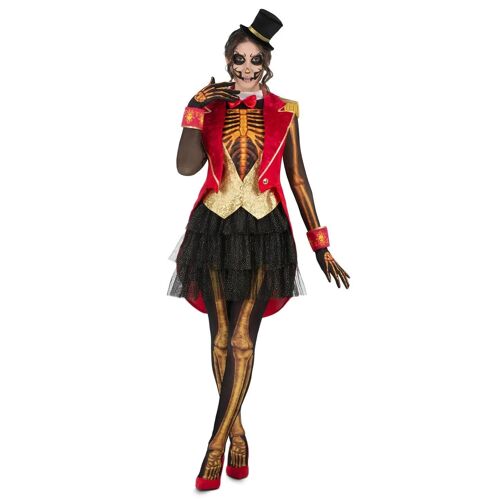 Déguisement Madame Loyal Squelette Femme - Taille: M