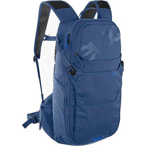 Asfasfq-Evoc Ride 12 Protektor Sac À Dos De Vélo, Sac À Dos De Trekking (Gestion Intelligente Des Poches, Backpack Avec Rembourrage Dorsal, Poche D'hydratation De 2l), Denim