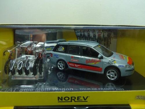 Miniature Fiat Stilo Equipe La Boulangere (Norev 1/43)