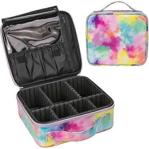 Trousse de maquillage, trousse à cosmétiques, sac de rangement de voyage, organisateur d'outils de train portable