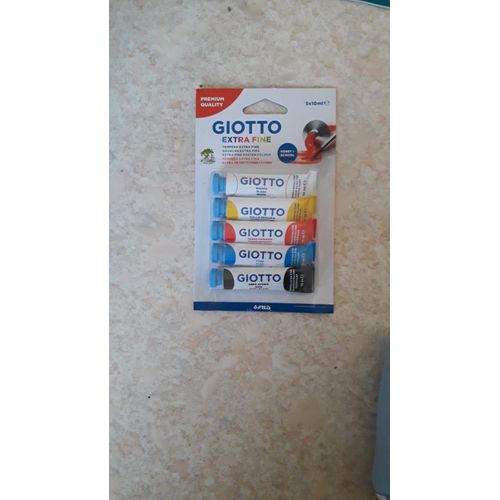 5 Tubes De Gouache Giotto
