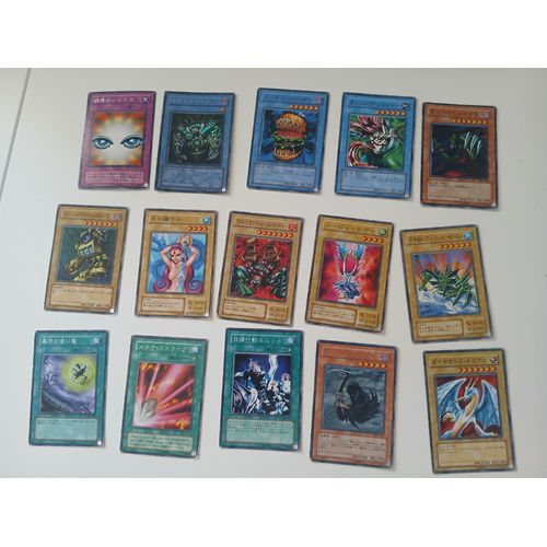 Yu-Gi-Oh Lot De 15 Cartes En Japonais