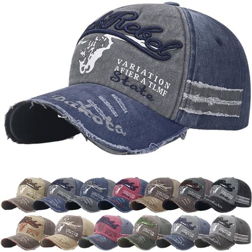 Rfgvc-Casquettes De Baseball Pour Homme Et Femme 100% Coton Casquette De Baseball De Sport Décontractée Unie Style Réglable Unisexe Avec Logo Et Inscription