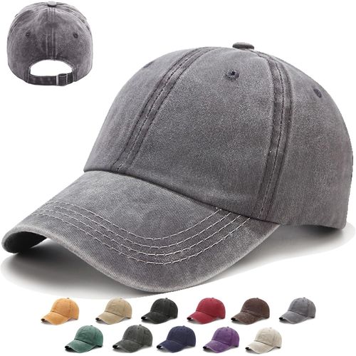 Sept-Casquette De Baseball, 56-60cm, Casquette Baseball Pour Hommes Femmes, Réglable Casquettes Sport Extérieur Sunhat Chapeau, Cap Pour Mère Père Homme Femme Ami