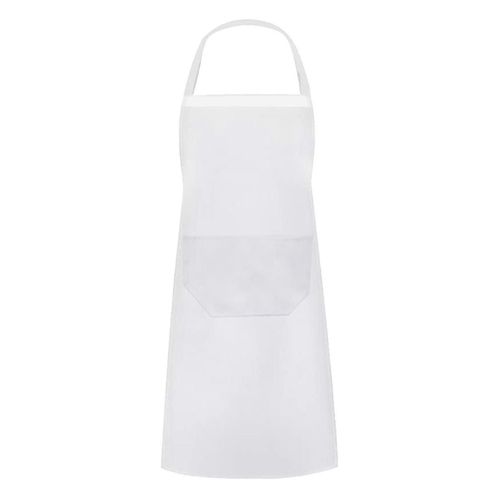 Tablier De Cuisine En Pur Coton Blanc (65 X 75 Cm) 28 Pouces Sur 35 Pouces