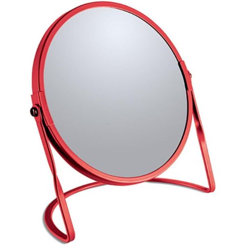 Miroir Grossissant Sur Pied Acier Akira Rose Mat 