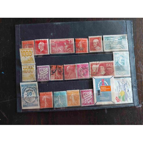 Lot De 19 Timbres Intéressants De France, Oblitérés Neufs * Et **, Avant 1939 Sf 1