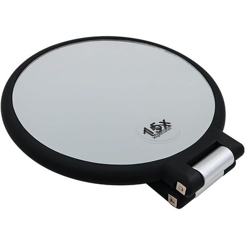 Kal-Miroirs De Maquillage Miroir De Courtoisie Double Face Grossissant 15 X Miroir De Voyage Pliant 
