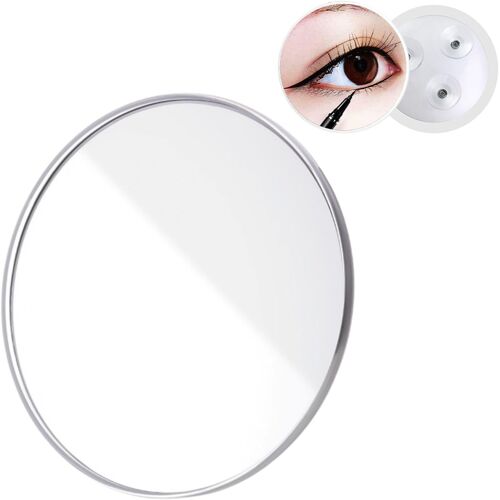 Kalanka-Miroir Grossissant 20x, Maquillage Magnifiant, Rasage Ventouse, Loupe Détail 20x, Précis 15 Cm 