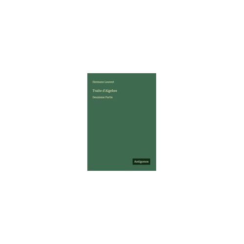 Traite D'algebre