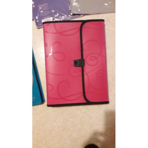 Valisette Trieur 12 Compartiments Rose Fushia