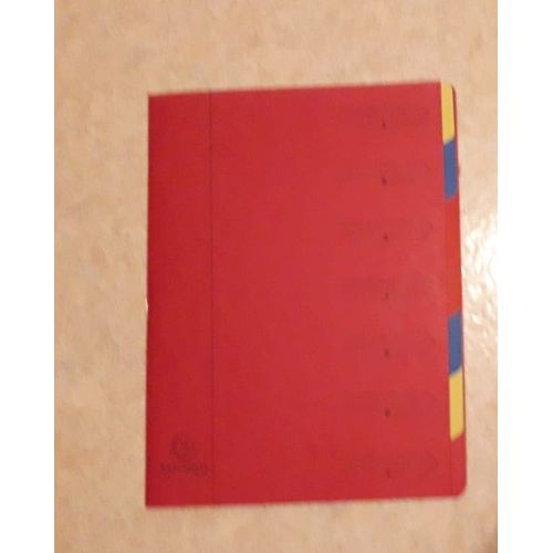 Trieur Rouge Exacompta 7 Positions