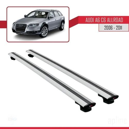 Barres De Toit - Audi - A6 (C6) Allroad - Basic Modèle - Aluminium - Gris - Charge 300kg