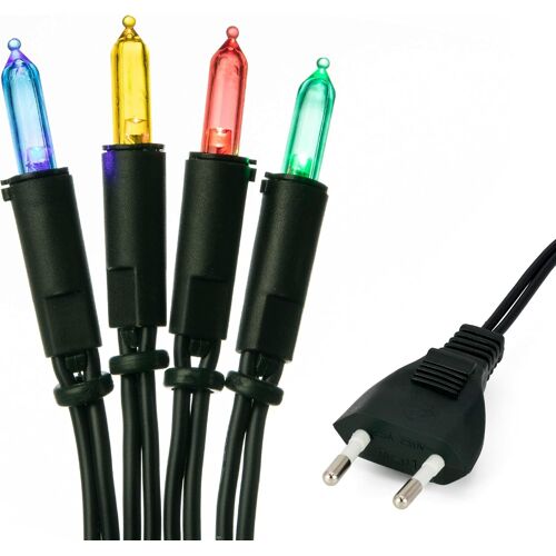 Jgd-Chaîne Lumineuse 20 Led Colorée Intérieur 8,85 M Longueur De La Lumière 1,5 M Ligne D'alimentation Déco Éclairage Jardin Party 577662