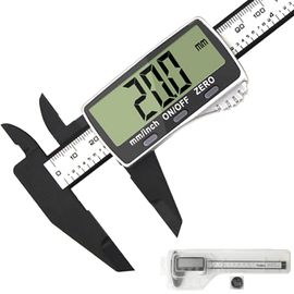 KAL-Pied À Coulisse Numérique, 150Mm Pied À Coulisse Digital,Électronique Vernier Caliper Précision Digital Outil Micromètre Grand Écran Lcd,Mm/Inch Conversion,Mesure De Diamètre Calibre Profondeur