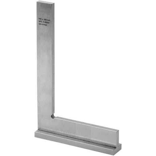 Kal-Facom - Ã¿Querre Simple Ã€ Chapeau 100 X 70 Mm Classe Ii - Dela.1257.02 - Ã¿Querre Ã€ Talon - Chapeau Rapporté Vissé - Appui Talon Et Face - Idéal Pour Mécanicien - Outillage Ã€ Main