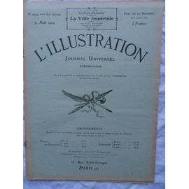 Hebdomadaire L'Illustration N°4249 Du 09 Août 1924