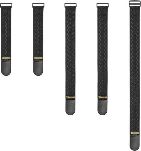 MEVRONISSHOP-Sangles Elastiques avec Bandes Anti-dérapantes, 3 Tailles (61/46/30cm x 5cm) Sangles Scratch Résistantes pour des Rallonges, Câbles, Cordes, Tuyaux d¿Arrosage, Vélos, Organiser Votre Gar