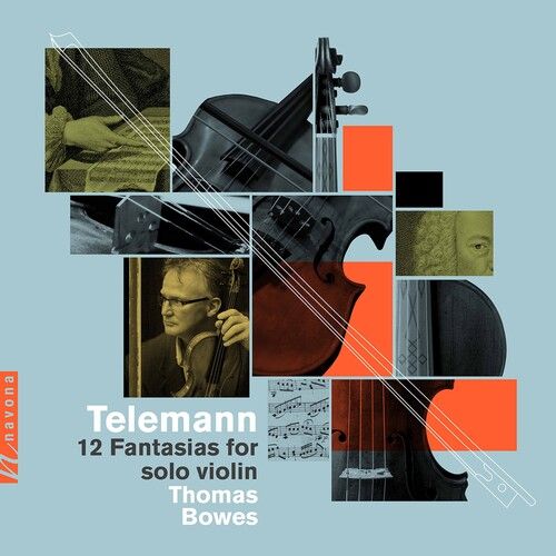 Thomas Bowes - 12 Fantasias For Solo Violin [Compact Discs]