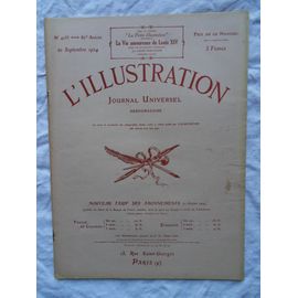 Hebdomadaire L'Illustration N°4255 Du 20 Septembre 1924