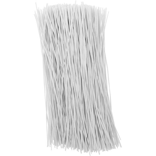 KAL-1000 Pièces Liens Fil Métallique Gainé Blanc Attaches Réutilisables Pour Plantes Grimpantes Organisateurs De Câbles Polyvalents Pour Jardin Bureau Et Maison
