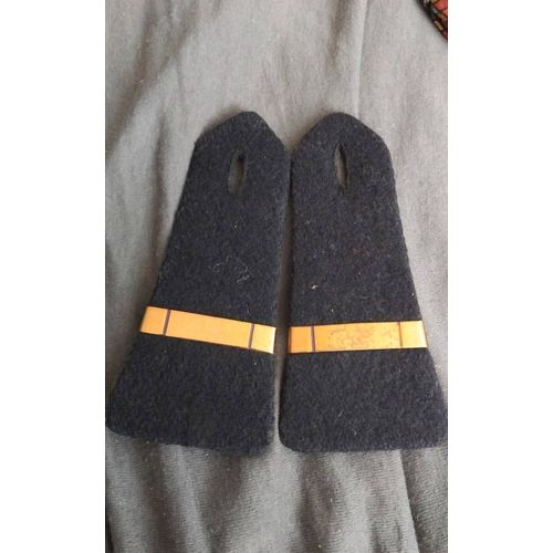 Paire Epaulette Aspirant Grade Métallique