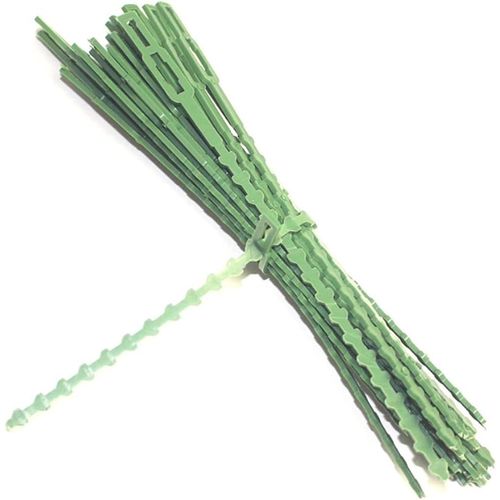 KAL-30 Pièces Attaches Câbles Auto Verrouillantes Nylon Vert Lot Pour Jardinage Plantes Et Bricolage