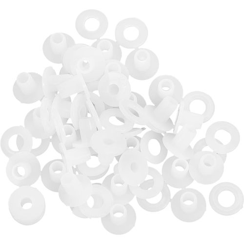 KAL-Boucles En Plastique Pour Moulin À Vent Accessoires De Jardin Lot De 50 Pièces Décoration Extérieure Installation Facile Attache Solide À Vent