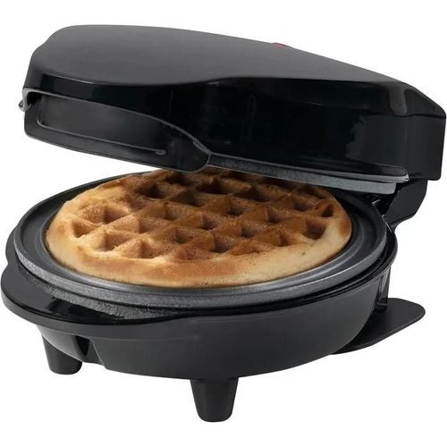 Bestron Mini gaufrier pour gaufres classiques, Petit gaufrier avec revetement anti-adhesif, pour les anniversaires d'enfants, les fe