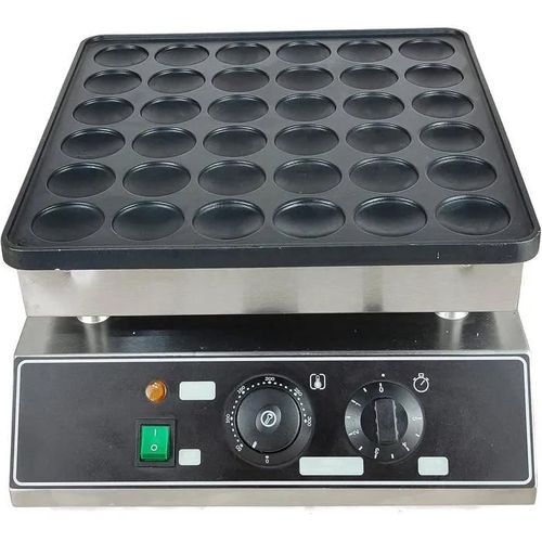 Gaufrier commercial - Machine a crepes - Machine a crepes - Machine a gaufres commerciale - Revetement antiadhesif - Neerlandais - G