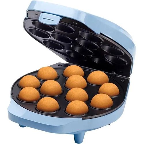 Bestron Gaufrier pour cake pop's au design retro, Appareil a cake-pops incl, cake pop butler, fourchette 12 batonnets cake pop, av