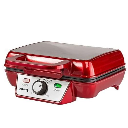Gaufrier - Gadgy - 1000 W - Antiadhésif - 23 x 16,8 cm - 2 Gaufres