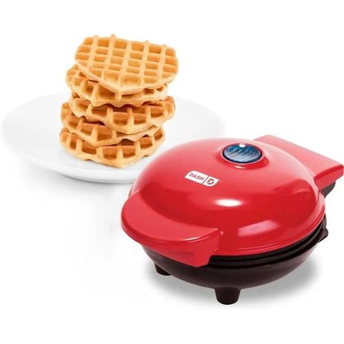 DASH Mini gaufrier pour individuels, paninis, pommes de terre rissolees et autres en deplacement, petit dejeuner, dejeuner ou collat