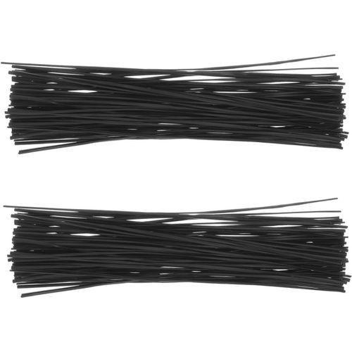KAL-Lot De 1 000 Attaches De Câble Réutilisables En Fil De Fer Robustes Pour Plantes D'Extérieur Organiseur De Câbles D'Alimentation Transparentes Solides Noires