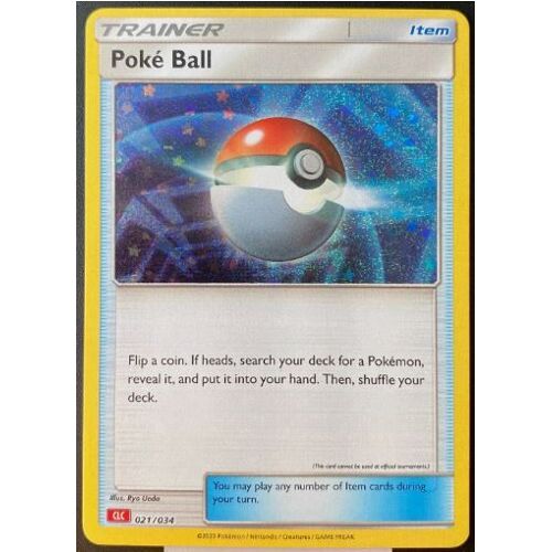 Pokémon Poke Ball Holo Clc 021 / 034 Classic