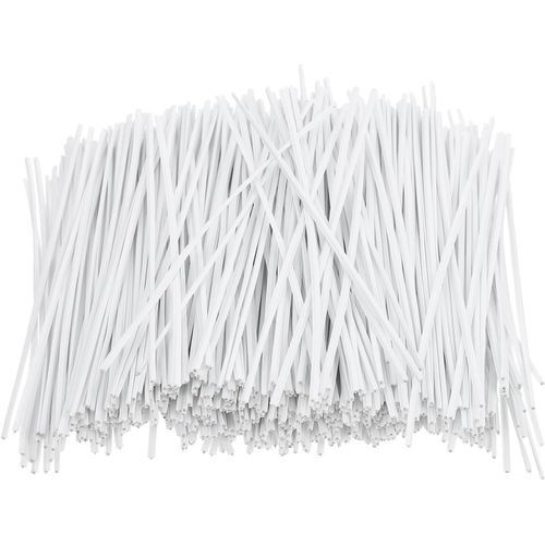 KAL-1000Pièces Liens De Câbles Avec Revêtement Plastique Attaches Multifonctions Pour Électroménagers Jardinage Et Rangement De Fils