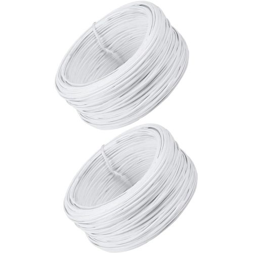 KAL-Rouleau De Fil De Fer Enduit De Pvc De 55 M Pour Attacher Les Arbres Les Plantes Et Les Arbres