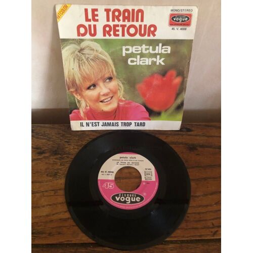 Vinyle 45 Tours-Petula Clark-Le Train Du Retour