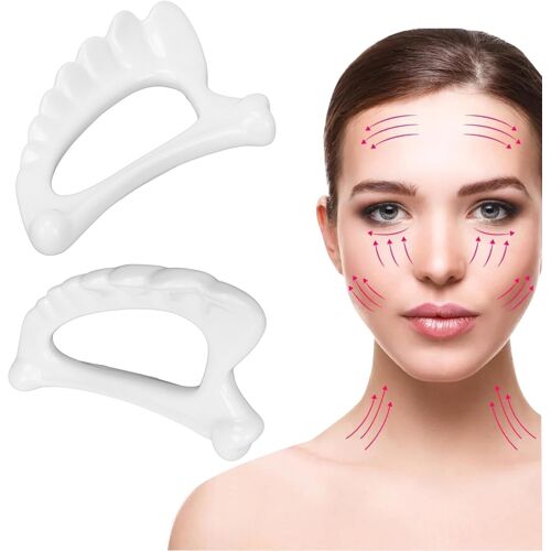 Outil De Massage Gua Sha En Céramique, Outil De Sculpture Gua Sha, Masseur Du Visage Et Du Corps, Appareil De Soins De La Peau Du Visage, Outils De Massage De Grattage Musculaire, Pour Jambes, Bras,