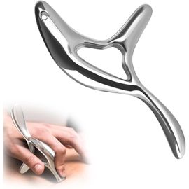 Kal-Gua Sha - Appareil De Massage Pour Point De Déclenchement - En Acier Inoxydable - Pour Le Visage, Le Cou, Les Épaules, Le Dos, Les Bras, Les Jambes, La Relaxation Musculaire